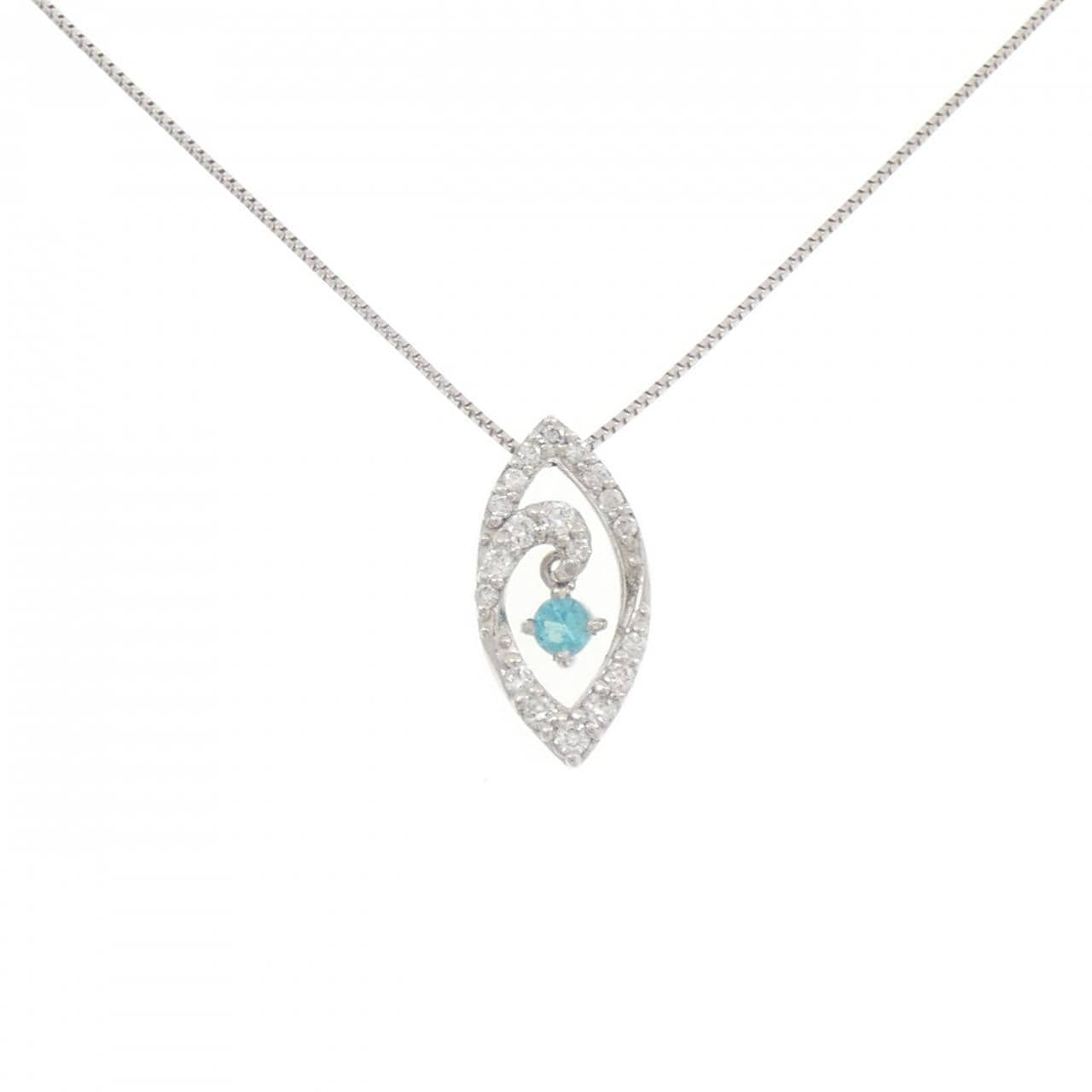 PT900/PT850 トルマリン ネックレス 0.05CT