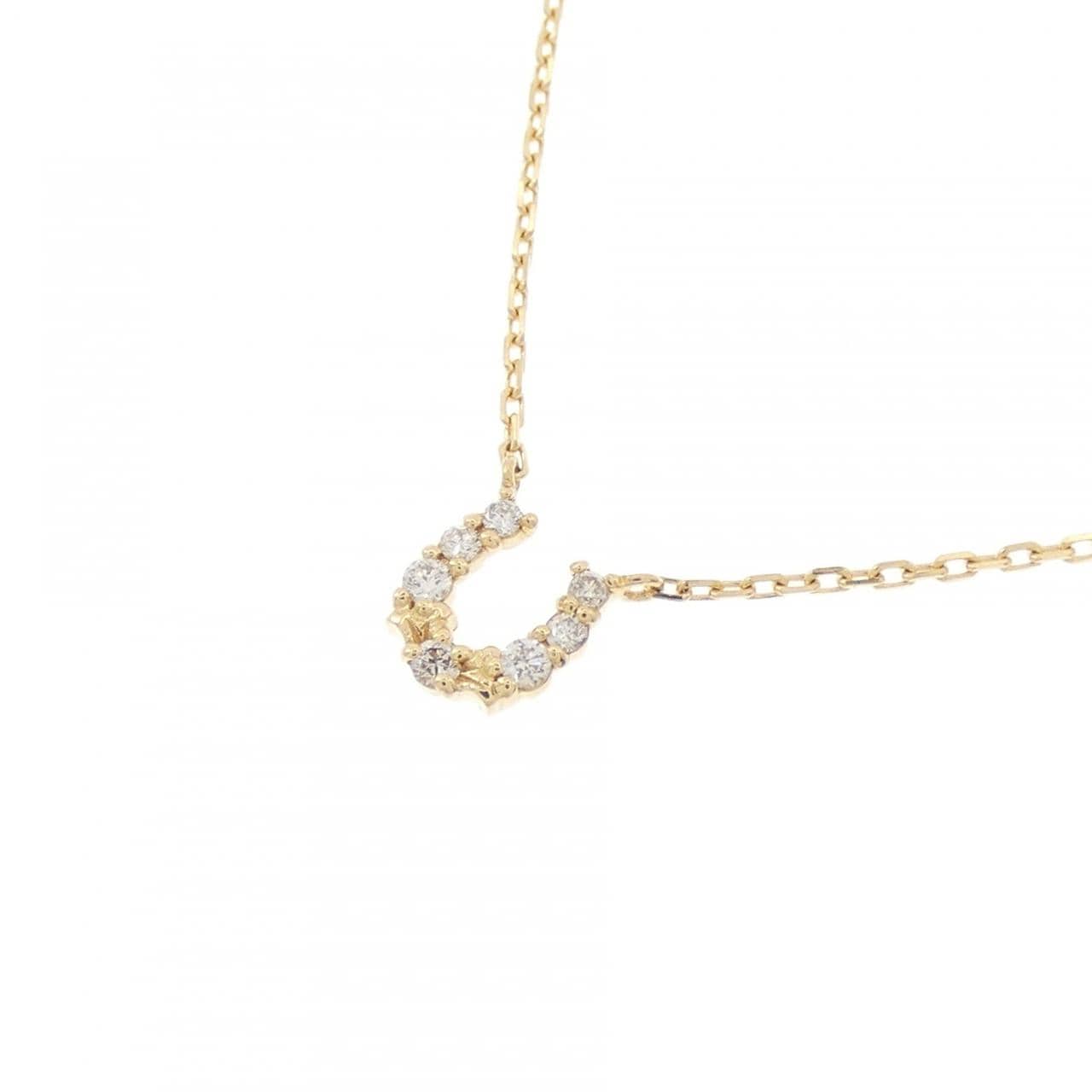 アガット ダイヤモンド ネックレス 0.05CT