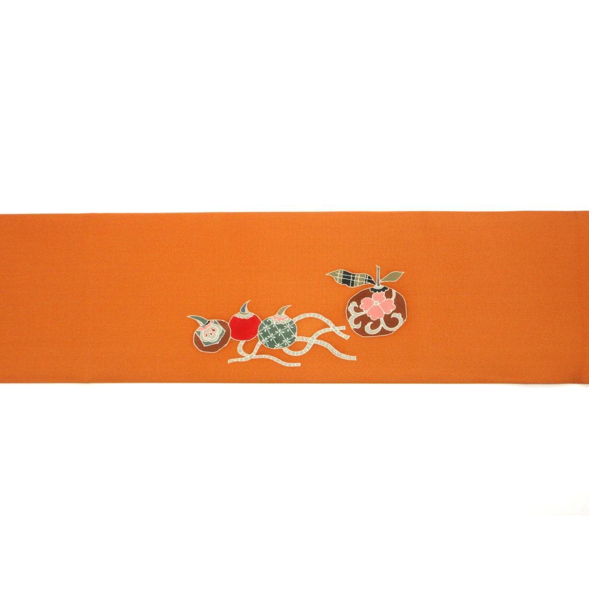 名古屋帯　塩瀬染帯　友禅加工