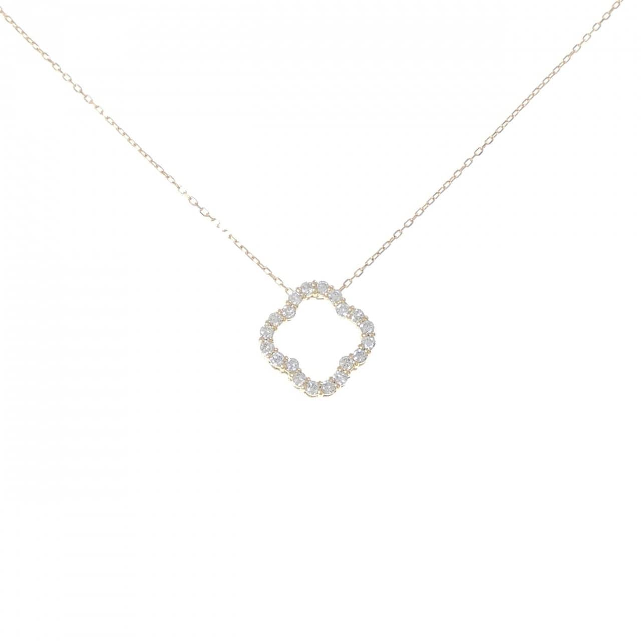K18YG ダイヤモンド ネックレス 0.20CT