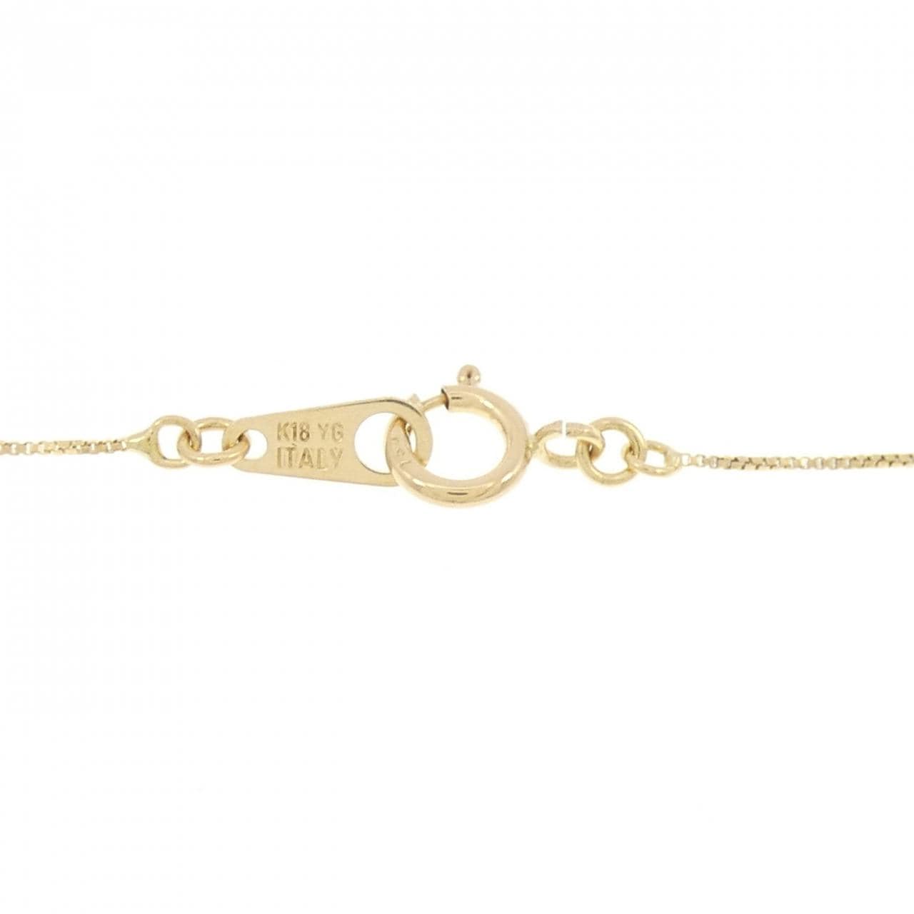 K18YG ダイヤモンド ネックレス 0.05CT
