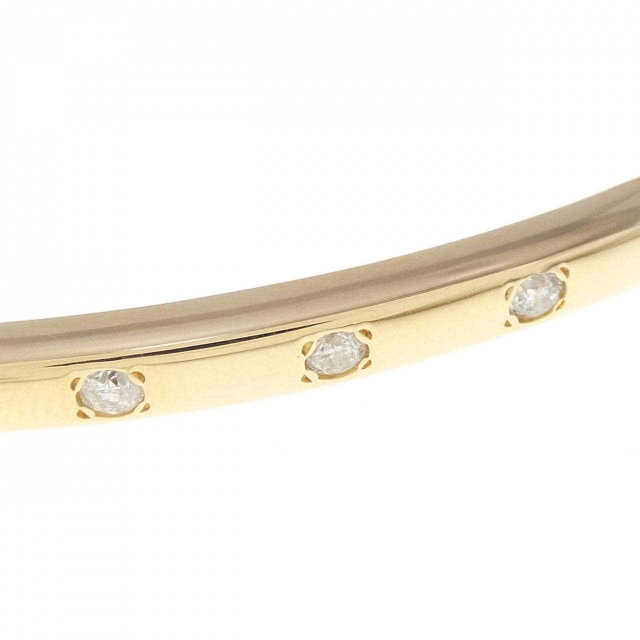 K18YG Diamond Bangle 0.28CT