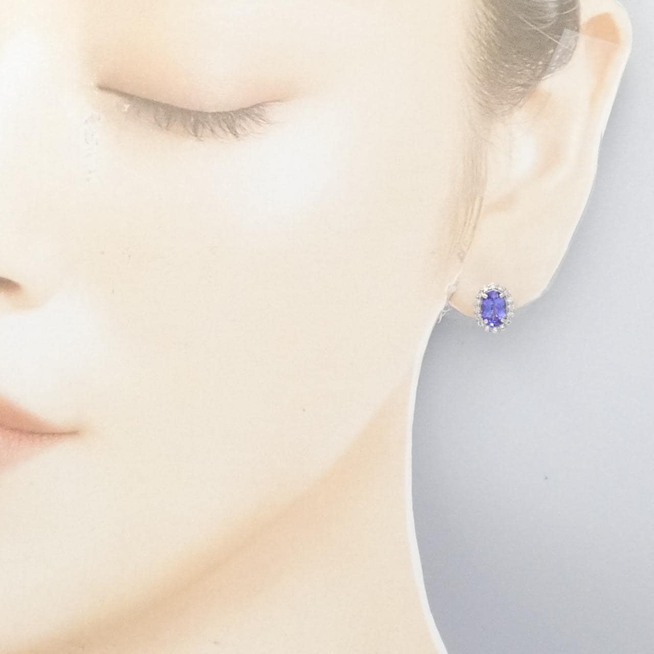 【新品】PT900 タンザナイト ピアス 1.51CT