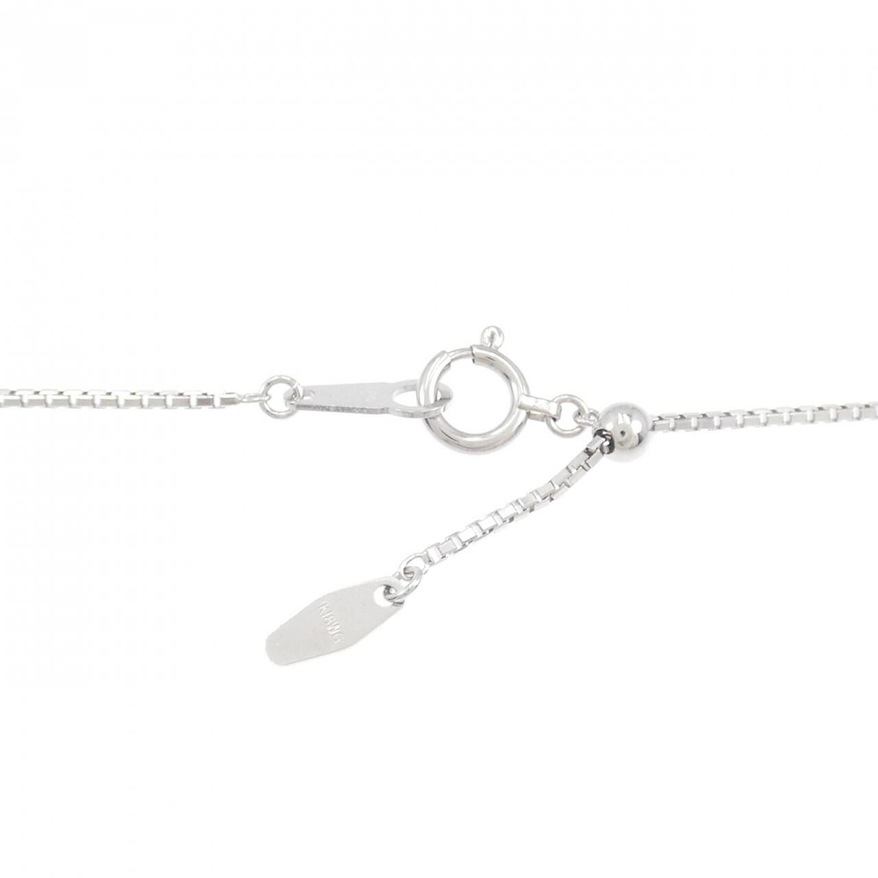 K18WG ダイヤモンド ネックレス 0.23CT