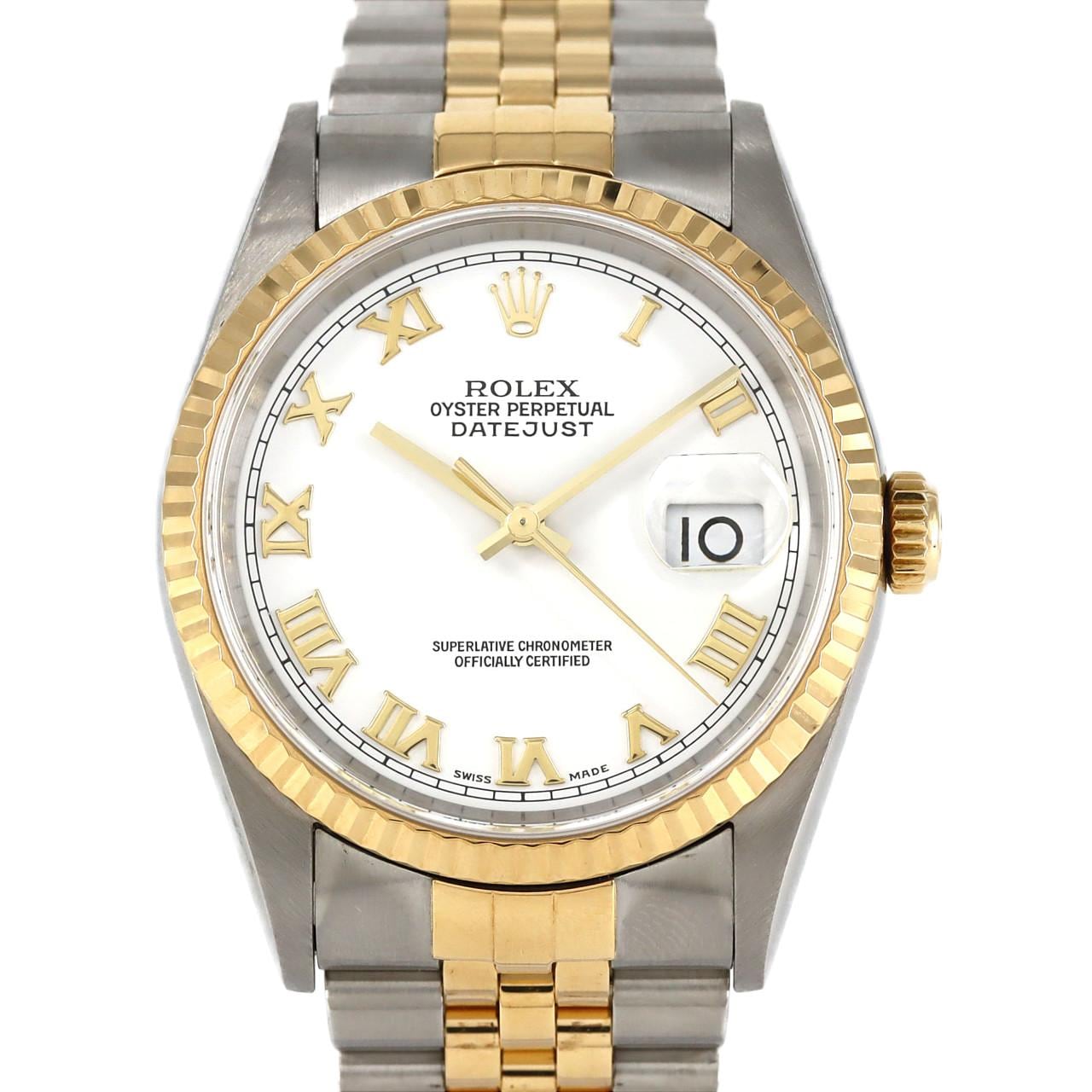 ROLEX Datejust 16233 SSxYG自動上弦P 編號