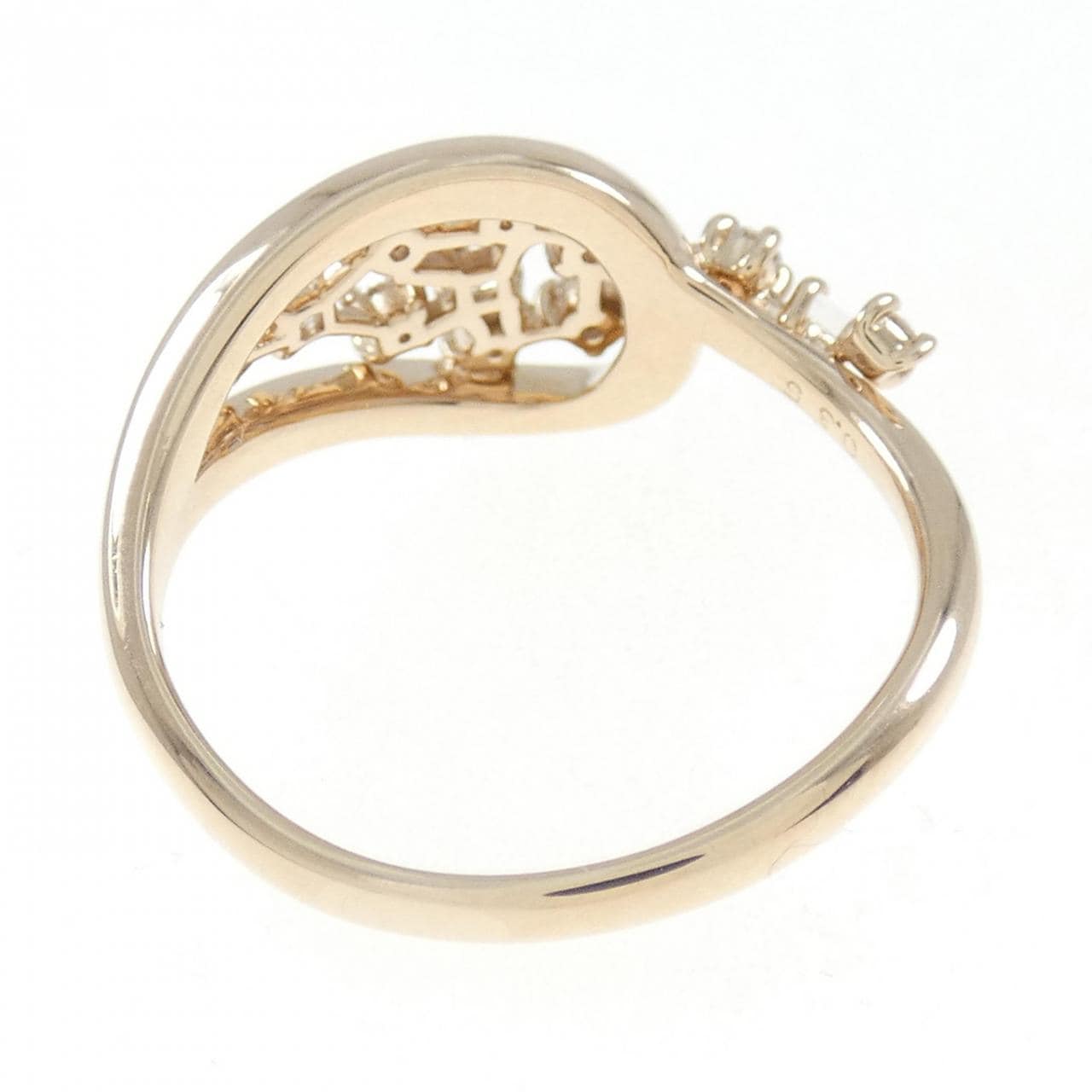 K18PG ダイヤモンド リング 0.35CT