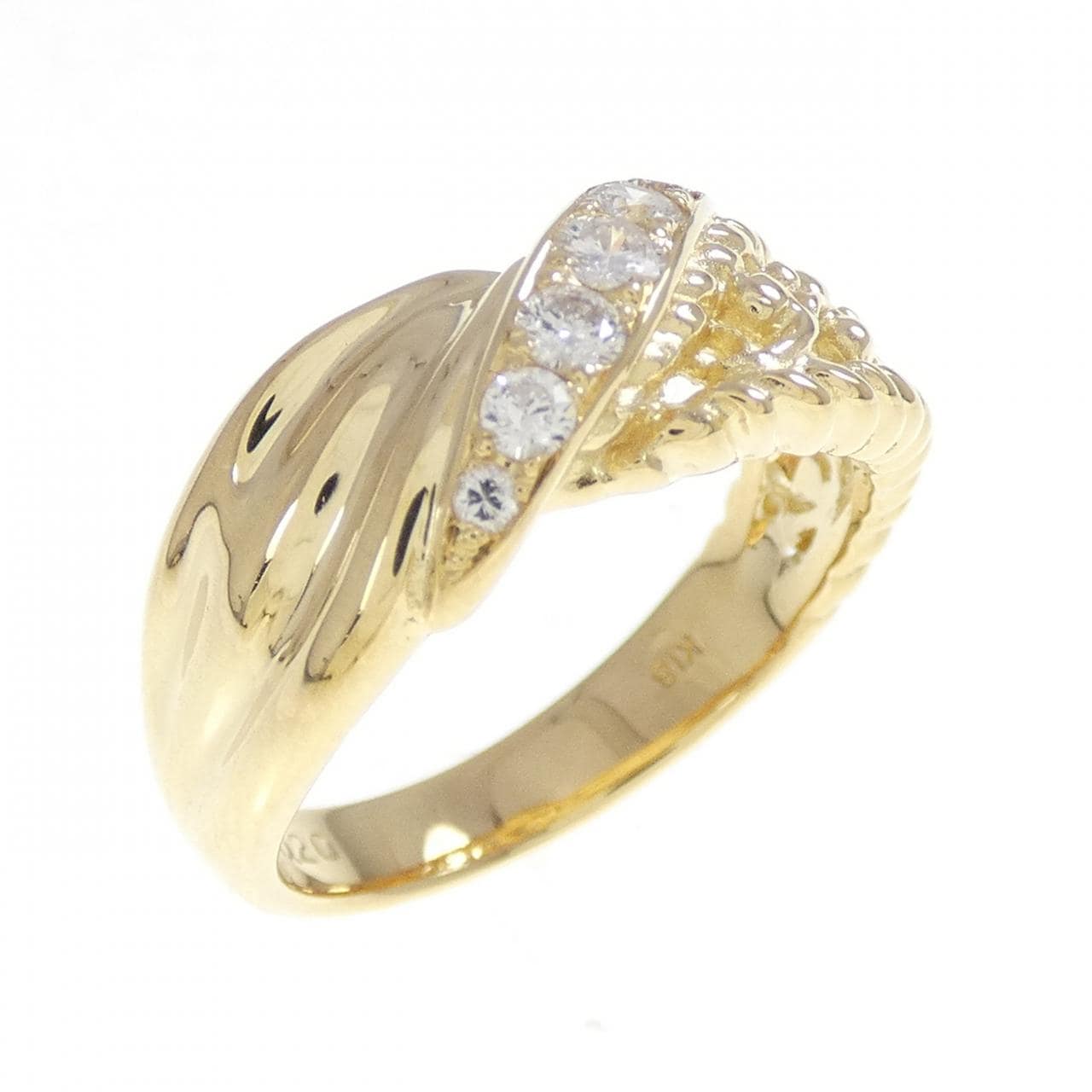 K18YG ダイヤモンド リング 0.20CT