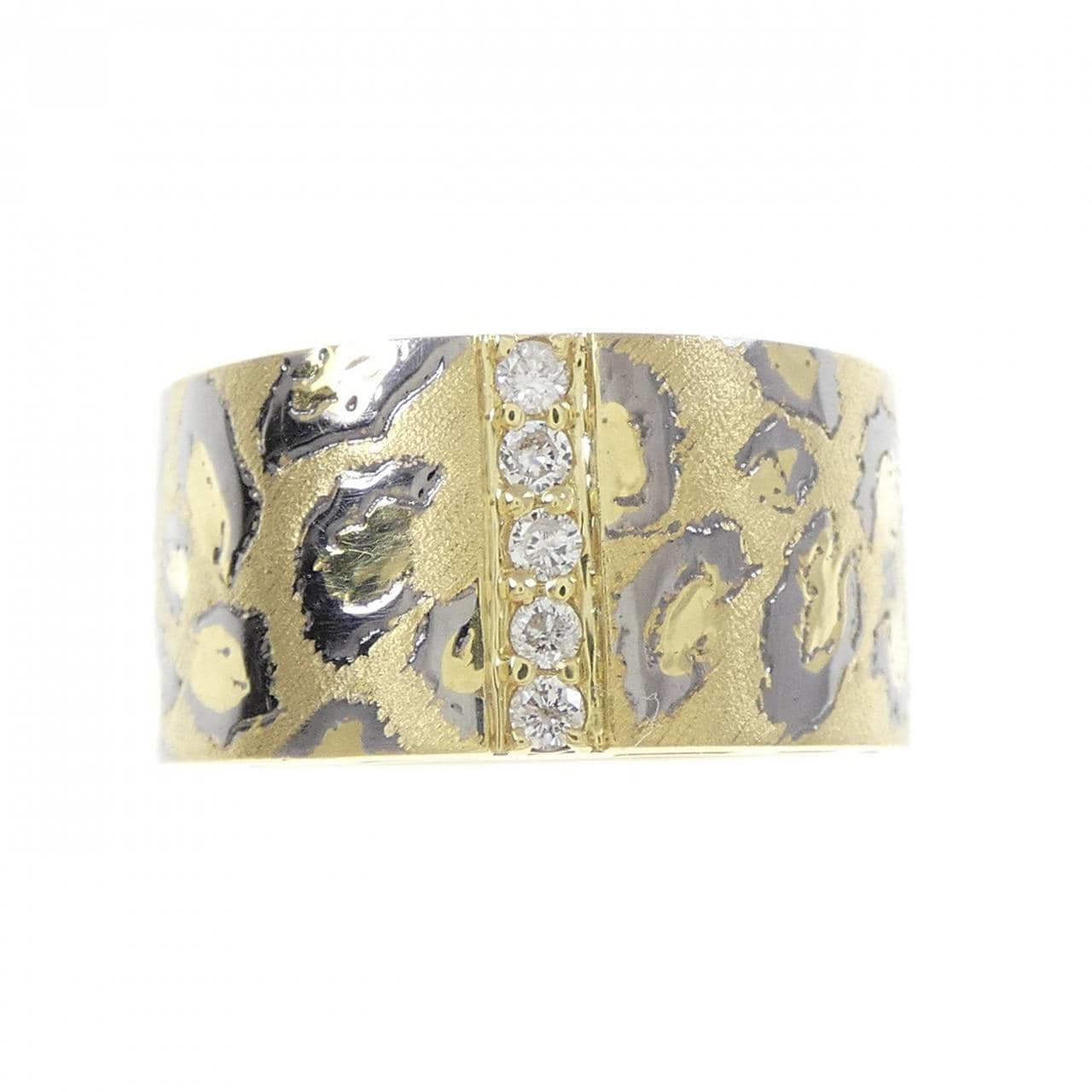 K18YG/K18WG ダイヤモンド リング 0.12CT