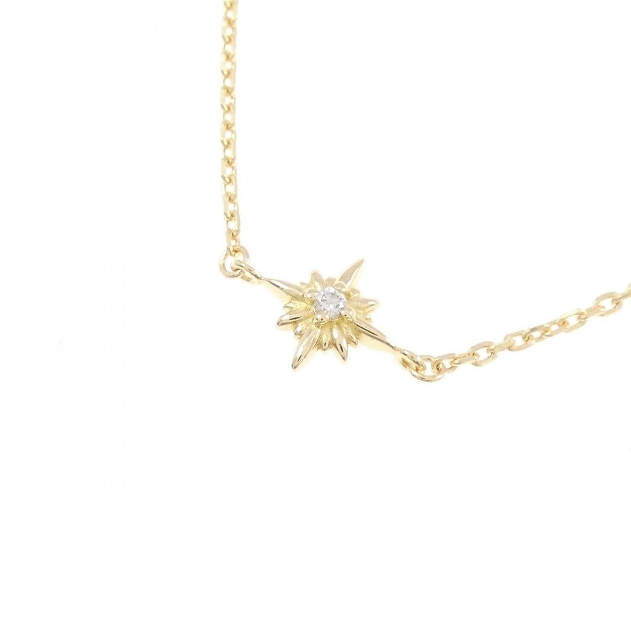K18YG ダイヤモンド ネックレス 0.01CT