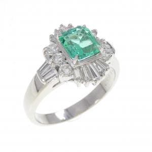 PT900 エメラルド リング 0.73CT
