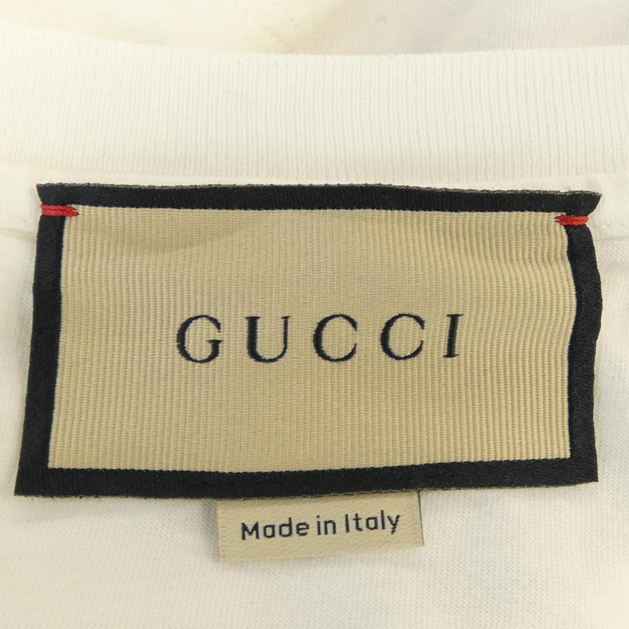 Gucci Strawberry Gucci Cotton T-shirt 548334 XJDWG T-shirt