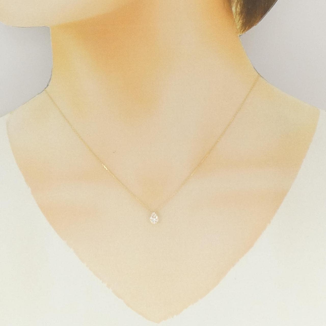ヴァンドーム ダイヤモンド ネックレス 0.10CT