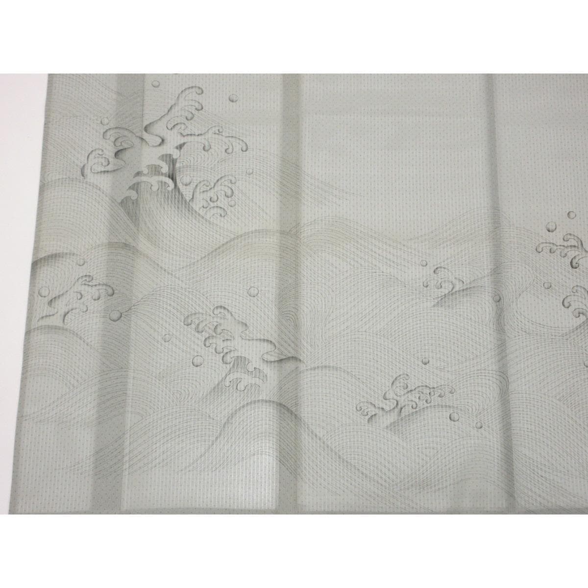 [Unused items] Single layer, vertical silk tsumugi woven kimono, Yuzen processing