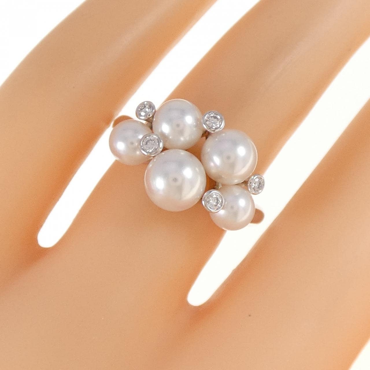MIKIMOTO Akoya珍珠戒指
