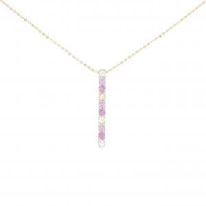 K18PG サファイヤ ネックレス 0.38CT