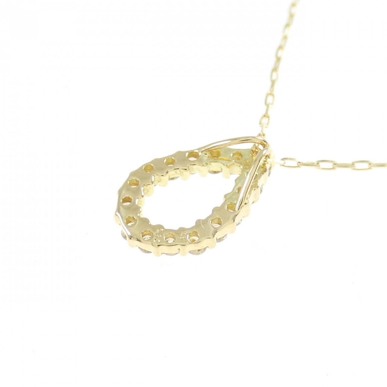 [BRAND NEW] K18YG Diamond necklace 0.10CT