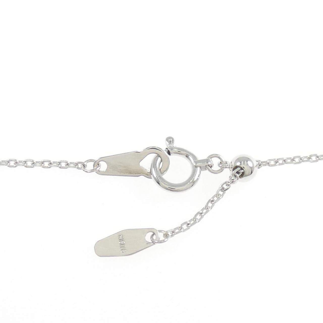 K18WG ダイヤモンド ネックレス 0.20CT