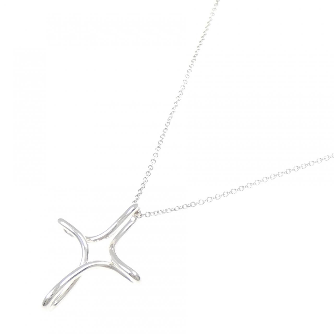 ティファニー インフィニティ クロス ネックレス