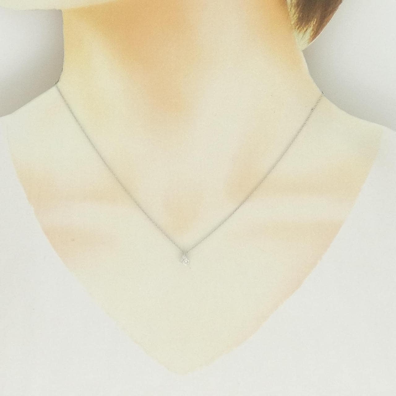 スタージュエリー ダイヤモンド ネックレス 0.09CT