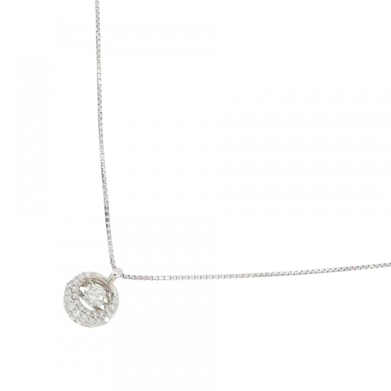 PT900/PT850 ダイヤモンド ネックレス 0.351CT