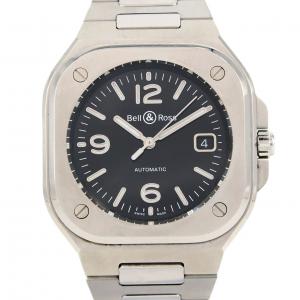 【ノーメンテナンス還元価格】ベル&ロス ☆BR05ブラックスティール BR05A-S-BL-ST/SST SS 自動巻