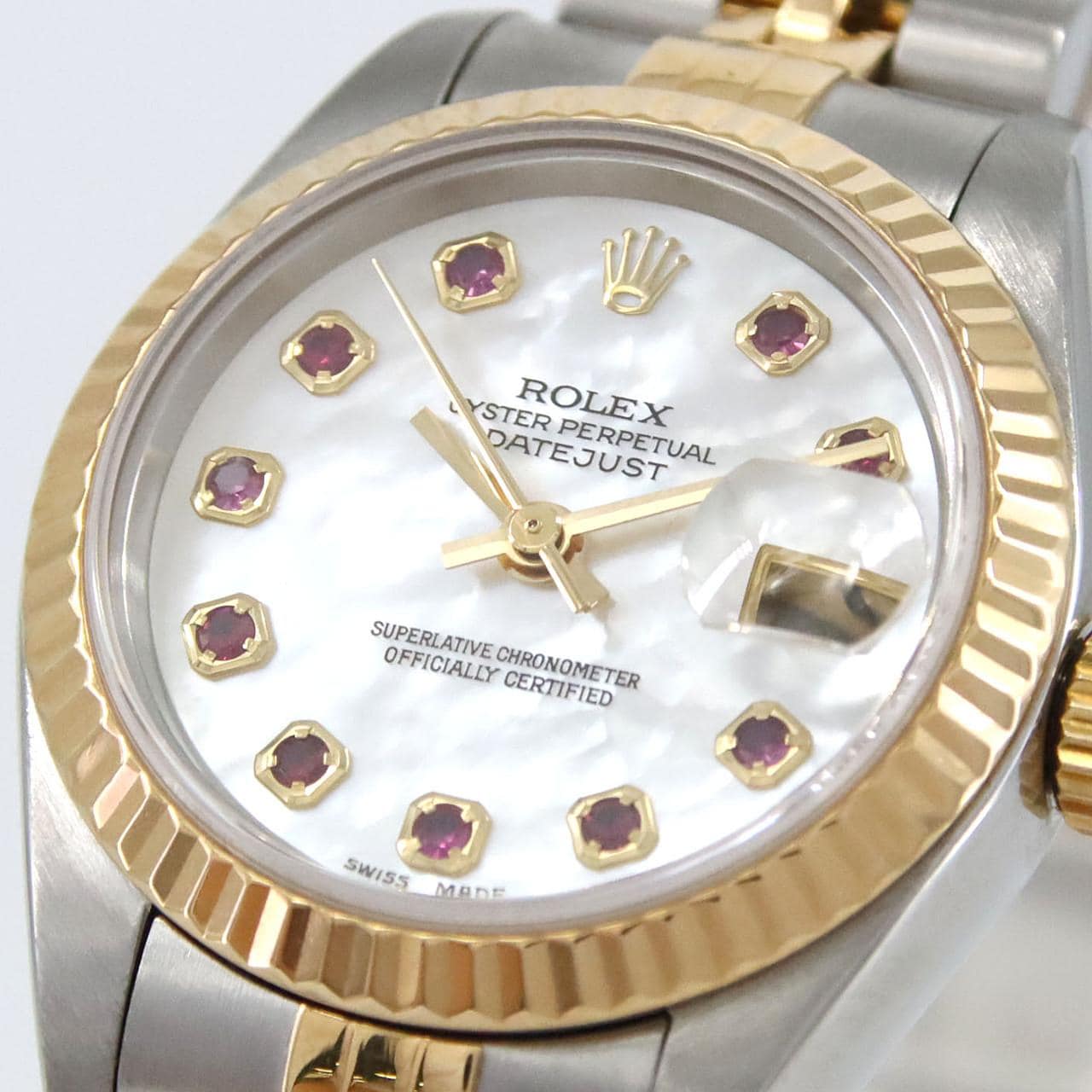 ロレックス デイトジャスト 79173NGR SSxYG 自動巻 P番