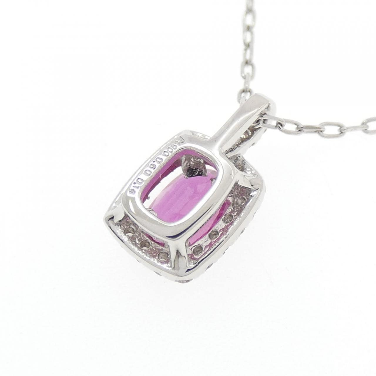 [新品] PT900/PT850 紅寶石項鍊 0.60CT