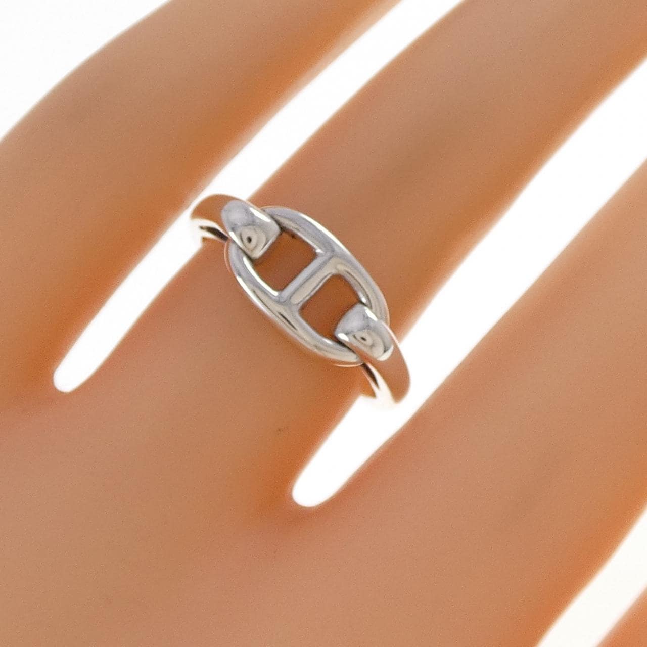 【ヴィンテージ】エルメス シェーヌダンクル リング