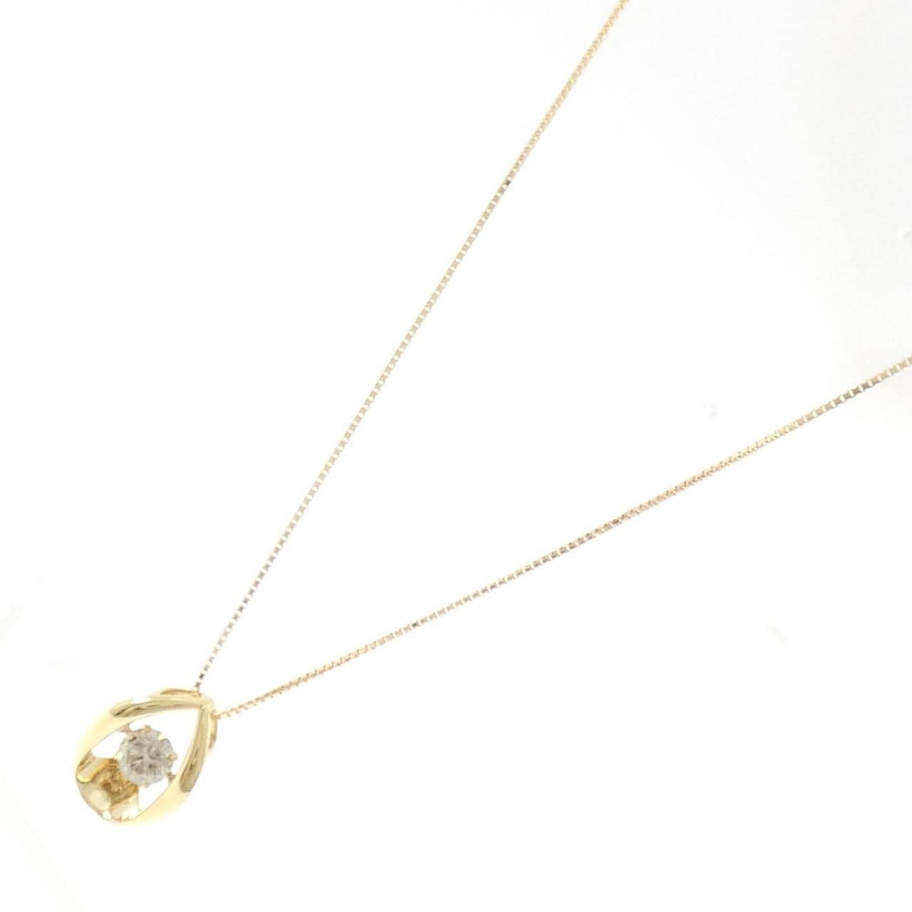 K18YG ダイヤモンド ネックレス 0.50CT