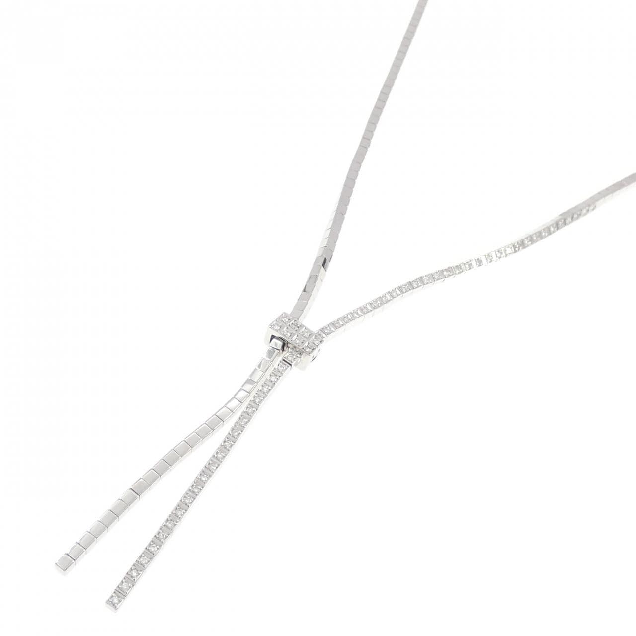 K18WG ダイヤモンド ネックレス 0.50CT
