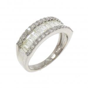 K18WG ダイヤモンド リング 1.08CT