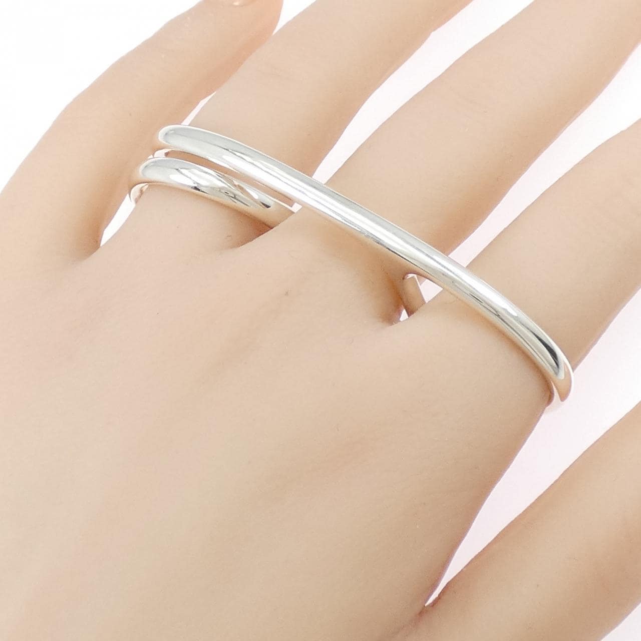 エルメス シェーヌダンクル パンク トリプルリング リング