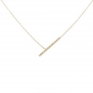 K18YG ダイヤモンド ネックレス 0.04CT