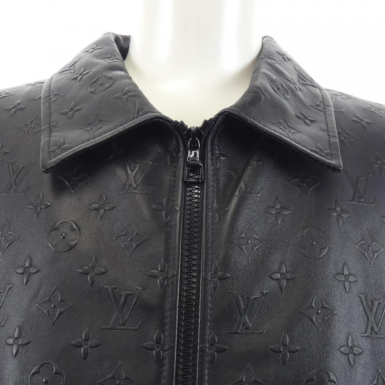 ルイヴィトン LOUIS VUITTON LVSEデボスモノグラムミックスレザーブルゾン HML40EZDA レザージャケット