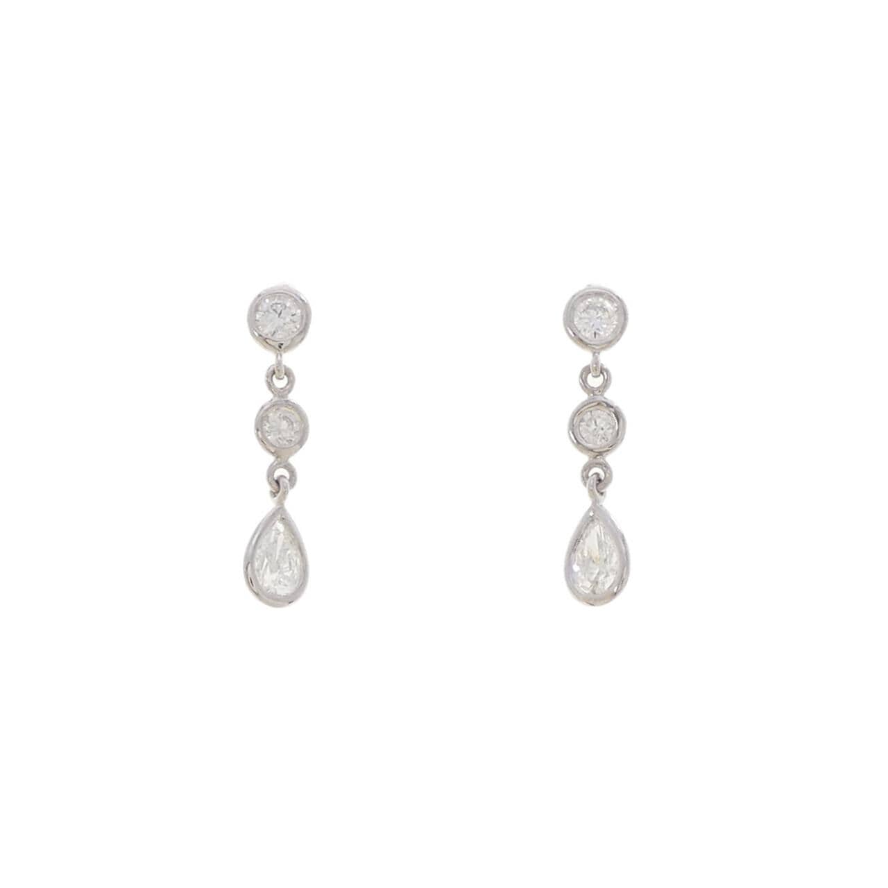 デビアス ダイヤモンド ピアス