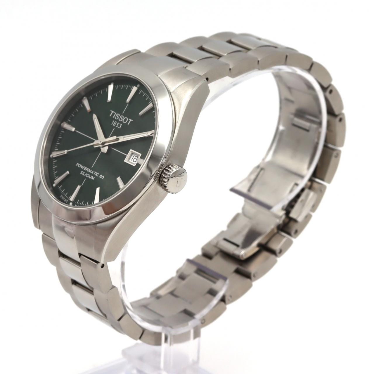 ティソ ジェントルマンオートマティックパワーマティック80シリシウム T127.407.11.091.01 SS 自動巻