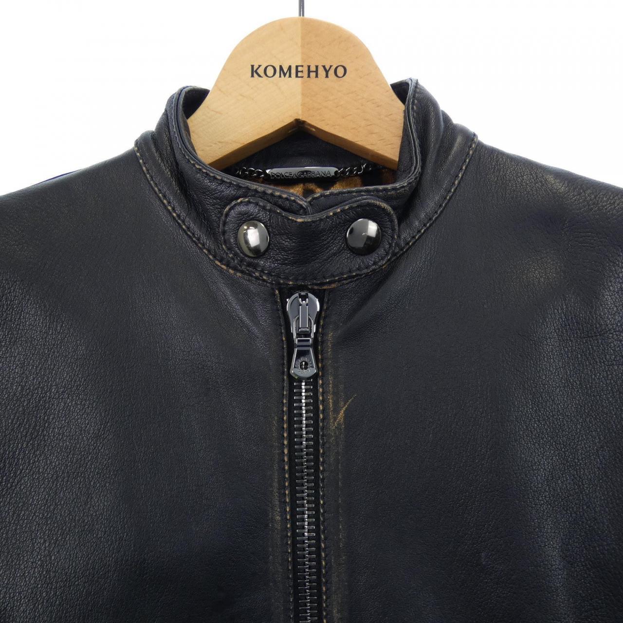 ドルチェアンドガッバーナ DOLCE&GABBANA F9397L/FULPJ レザージャケット