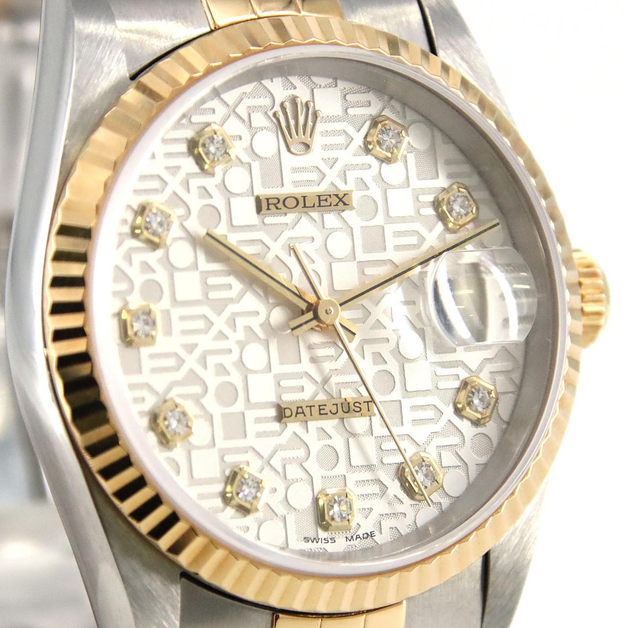 ROLEX Datejust 16233G SSxYG Automatic U number