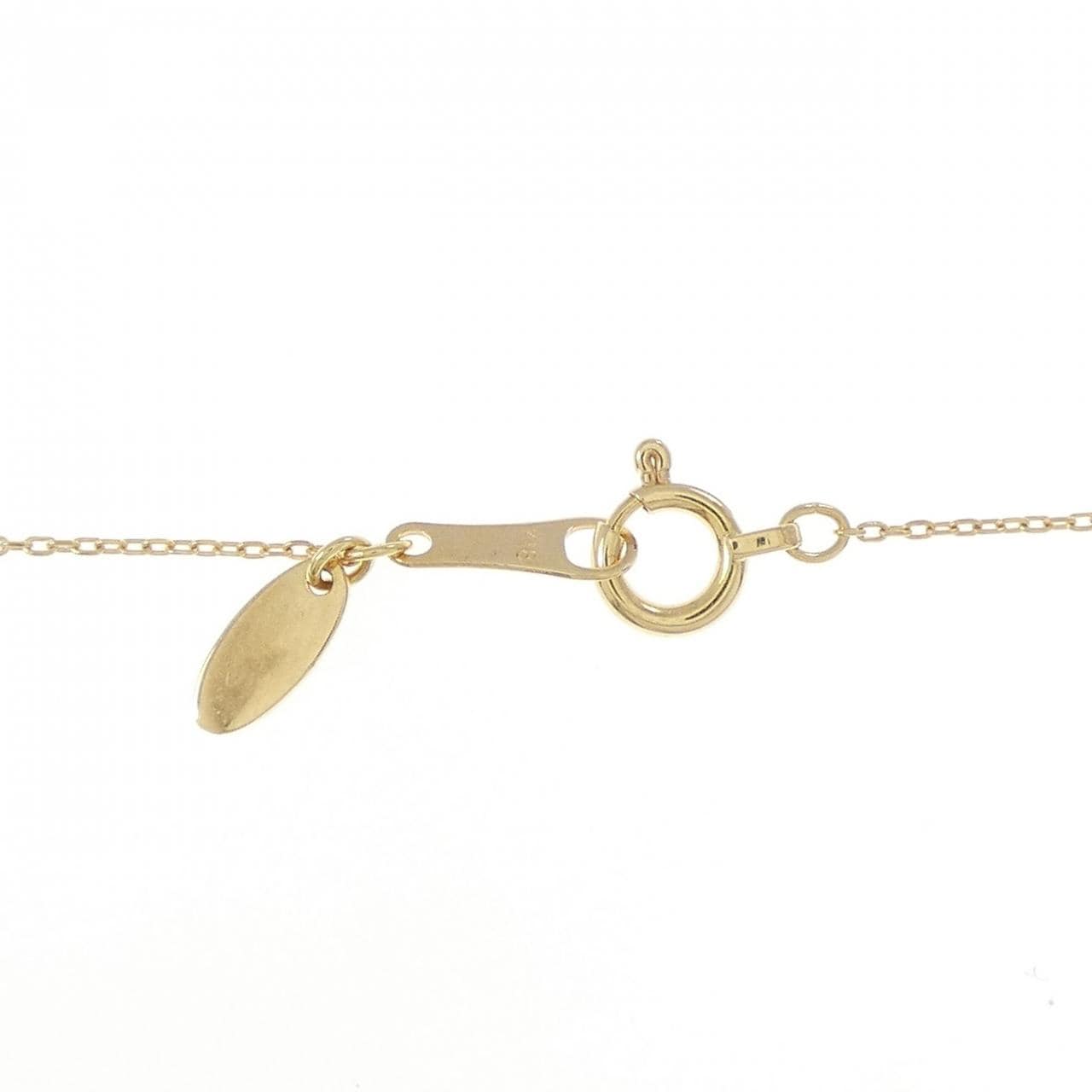 K18YG ダイヤモンド ネックレス 0.07CT