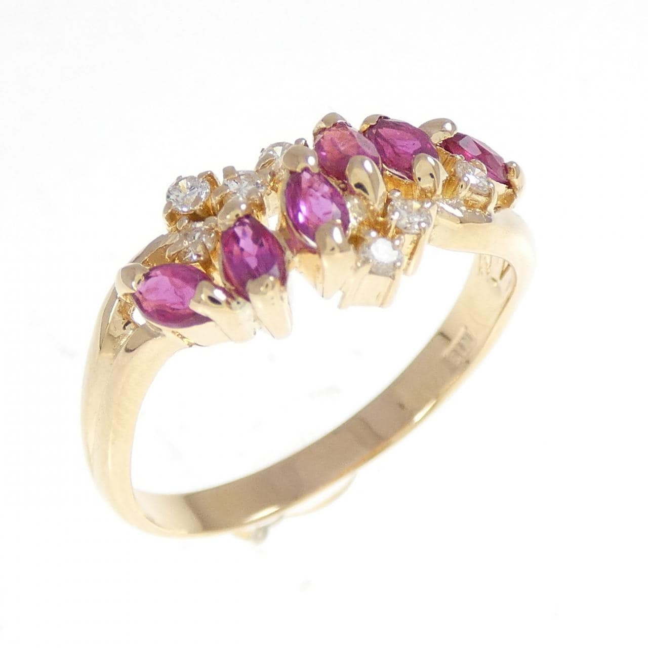 K18YG ルビー リング