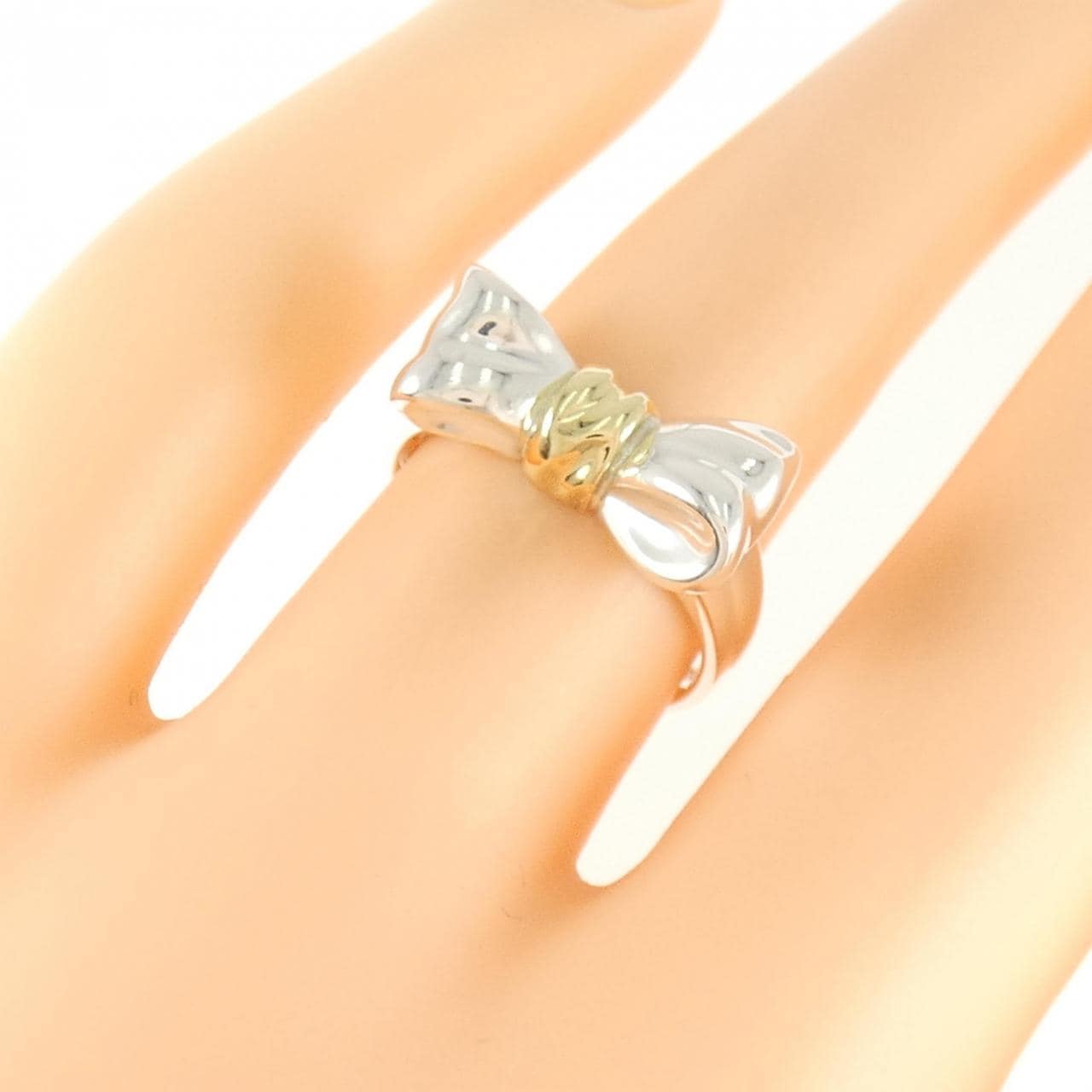 【ヴィンテージ】ティファニー リボン リング