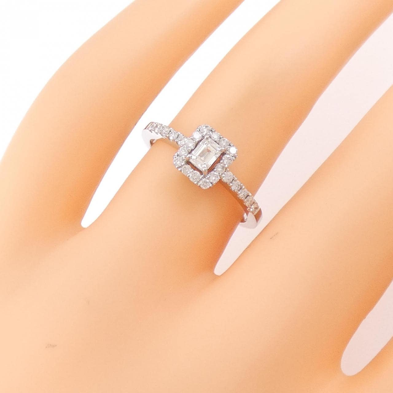 【新品】PT ダイヤモンド リング 0.180CT