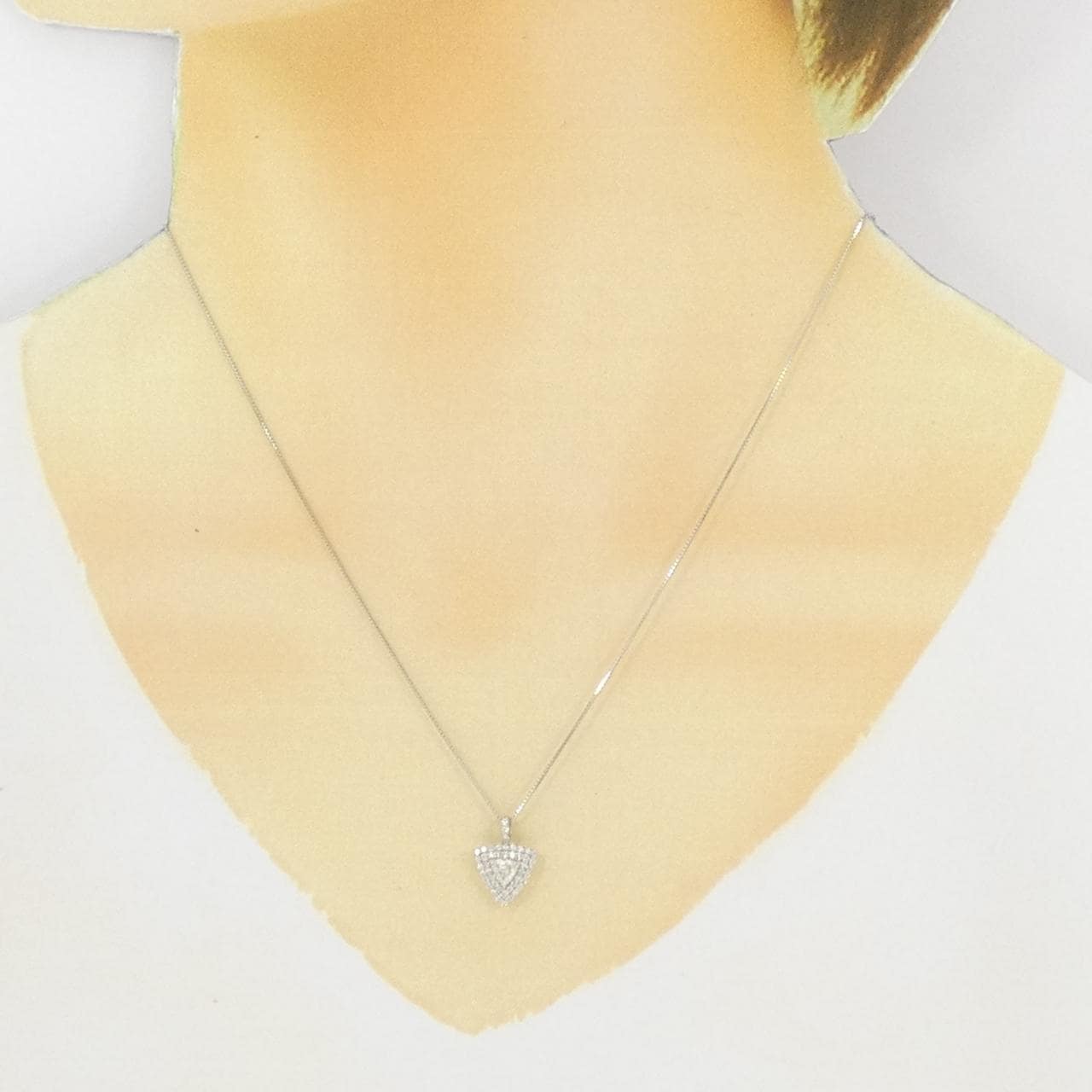 [新品] PT900/PT850鑽石項鍊 0.24CT