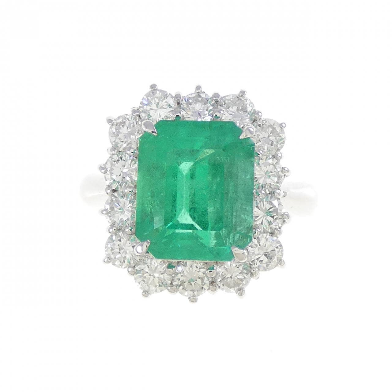 PT900 エメラルド リング 4.194CT コロンビア産