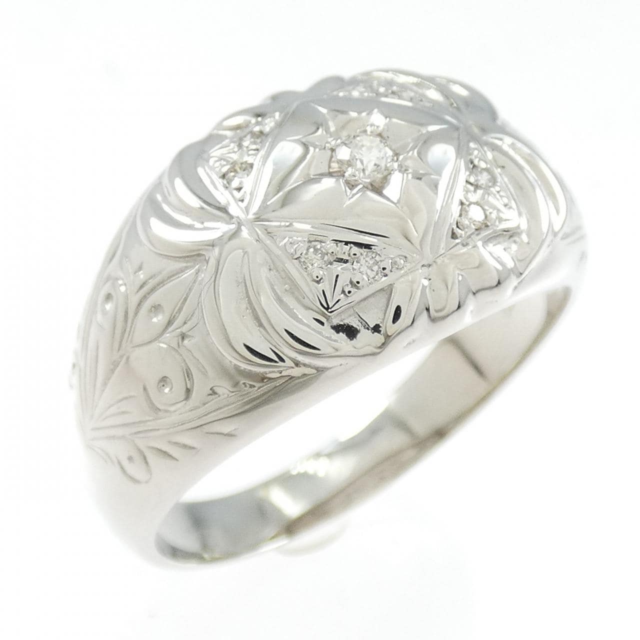 【新品】PT900 ダイヤモンド リング 0.10CT