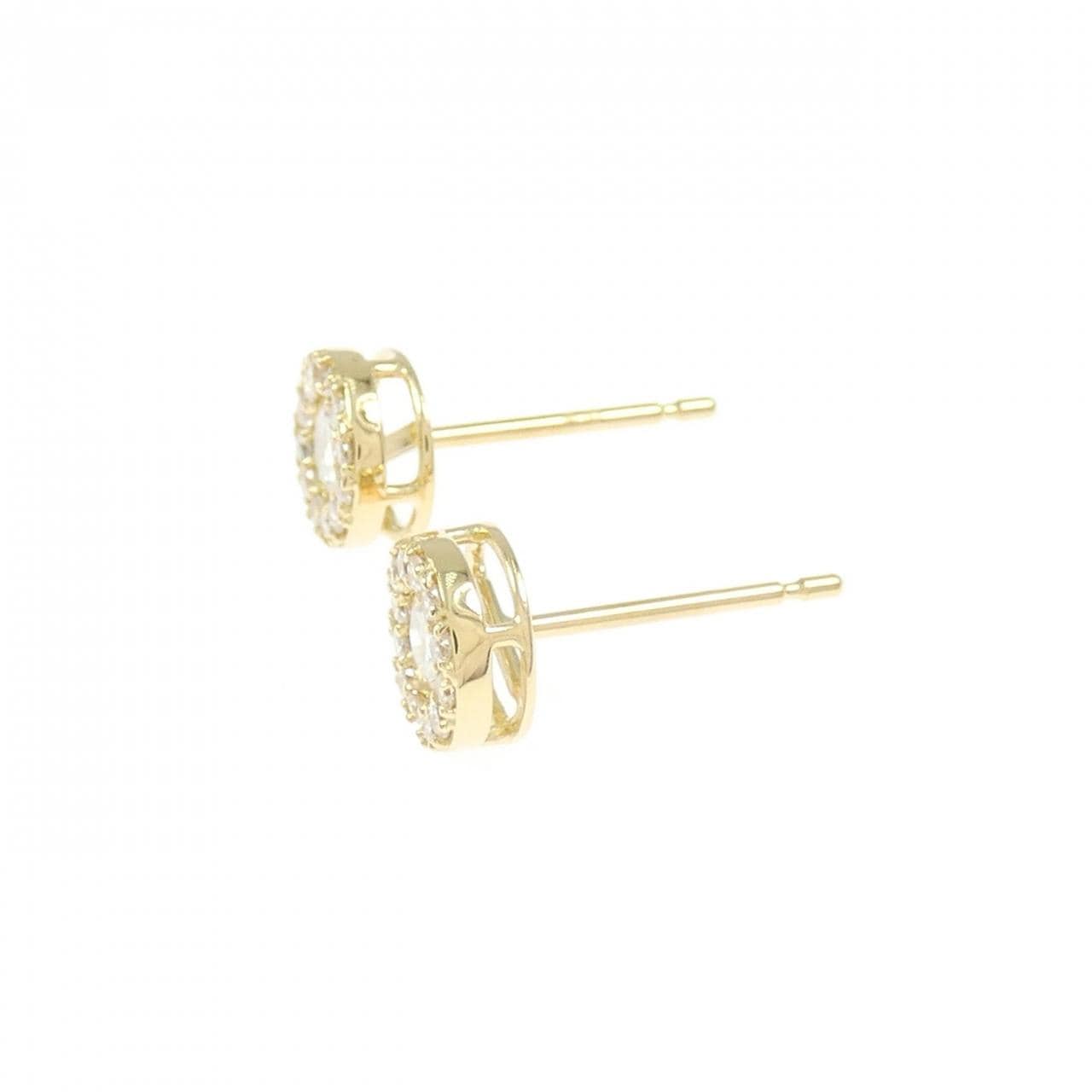 【リメイク】K18YG ダイヤモンド ピアス 0.30CT