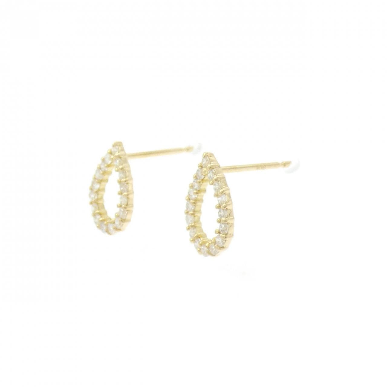 【リメイク】K18YG ダイヤモンド ピアス 0.20CT