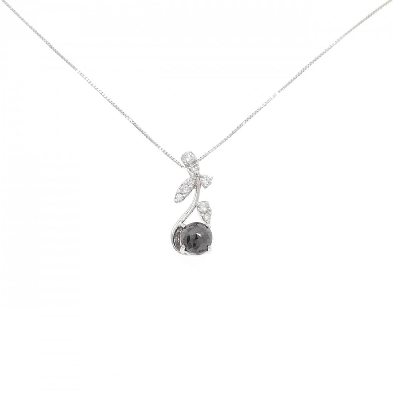 K18WG ダイヤモンド ネックレス 1.32CT