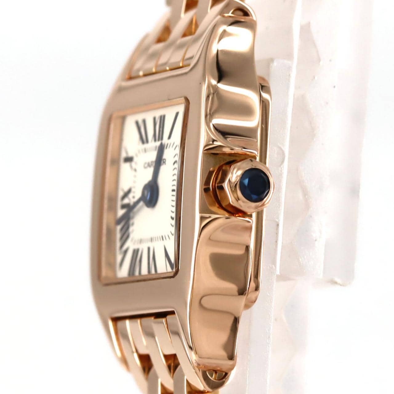 Cartier Mini Santos de Moiselle PG W25077X9 PG/RG Quartz