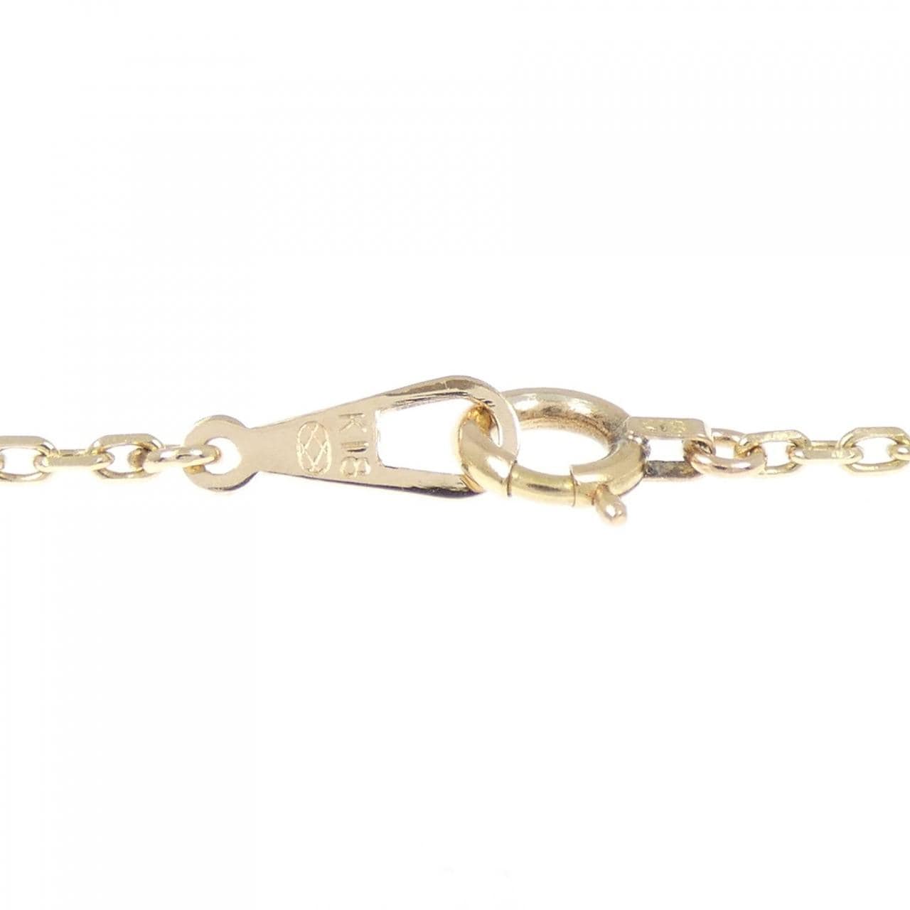 K18YG クロス ダイヤモンド ネックレス 1.00CT